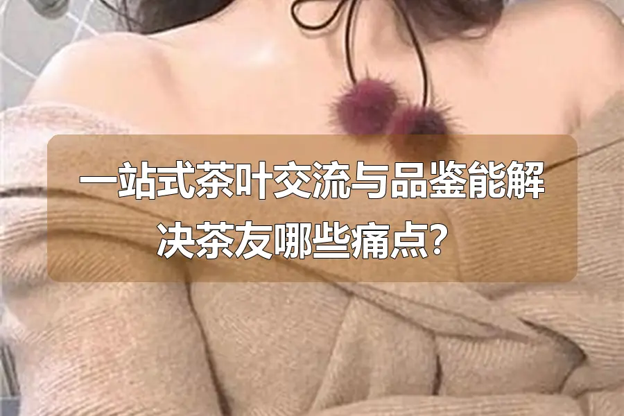 一站式茶叶交流与品鉴能解决茶友哪些痛点？